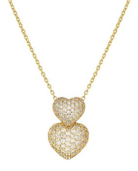 Naszyjnik Nomination LifePoetry z podwójnym pozłacanym sercem z bambusa i białymi cyrkoniami (2).jpg